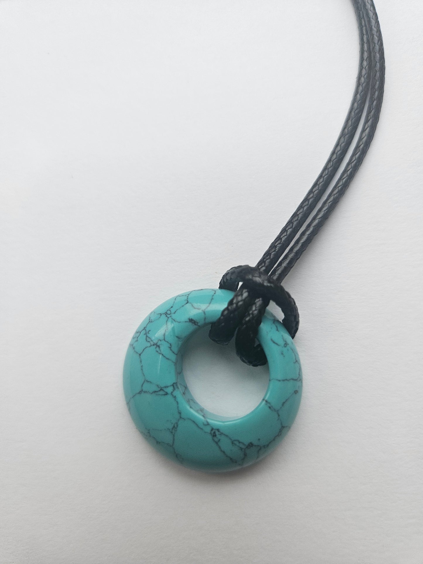 Turquoise stone disc