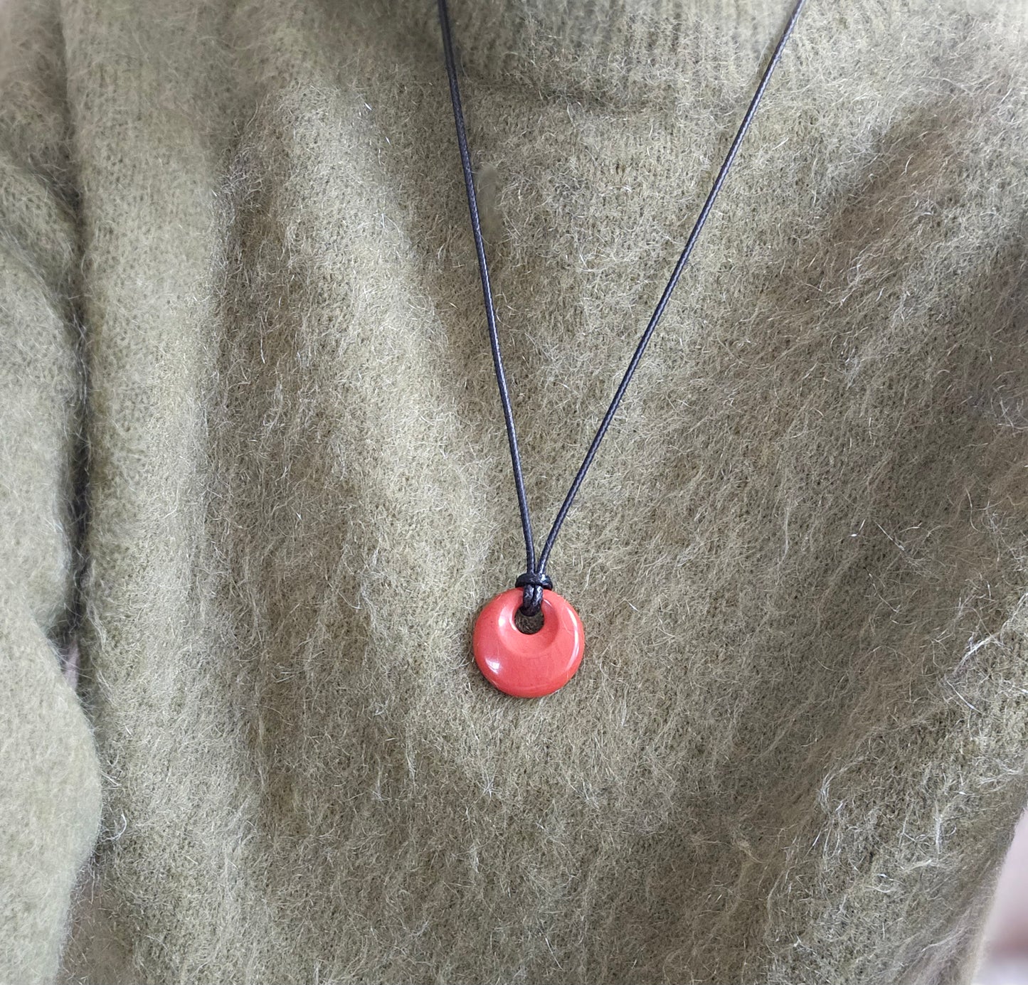 Red Jasper disc
