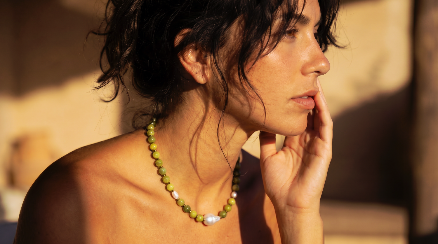 Pearls and natural stones