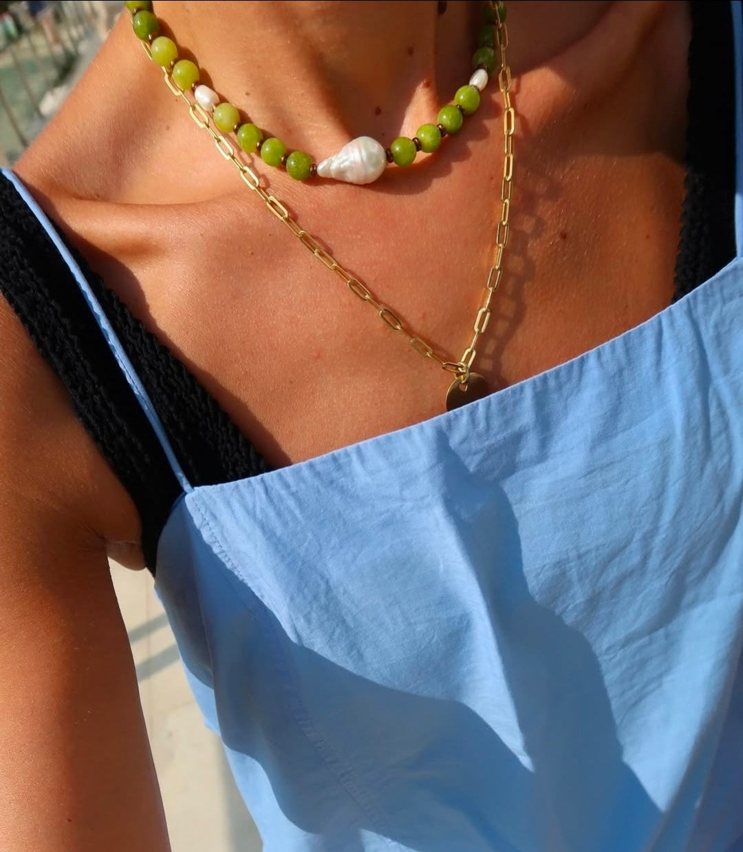 Pearls and natural stones