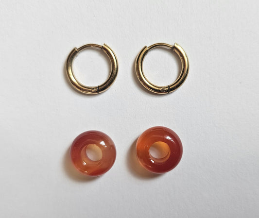 12mm Red agates