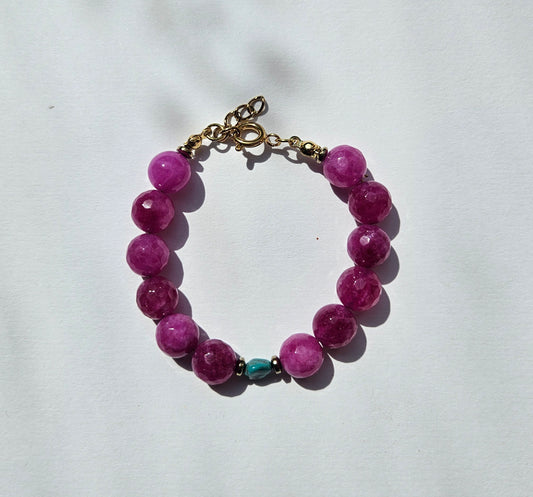 Tourmaline candy bracelet