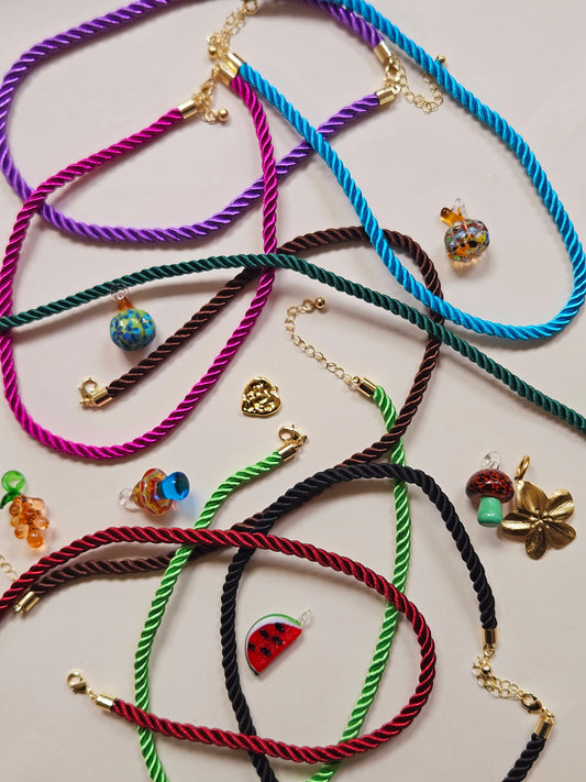 Silk rope in many colours!