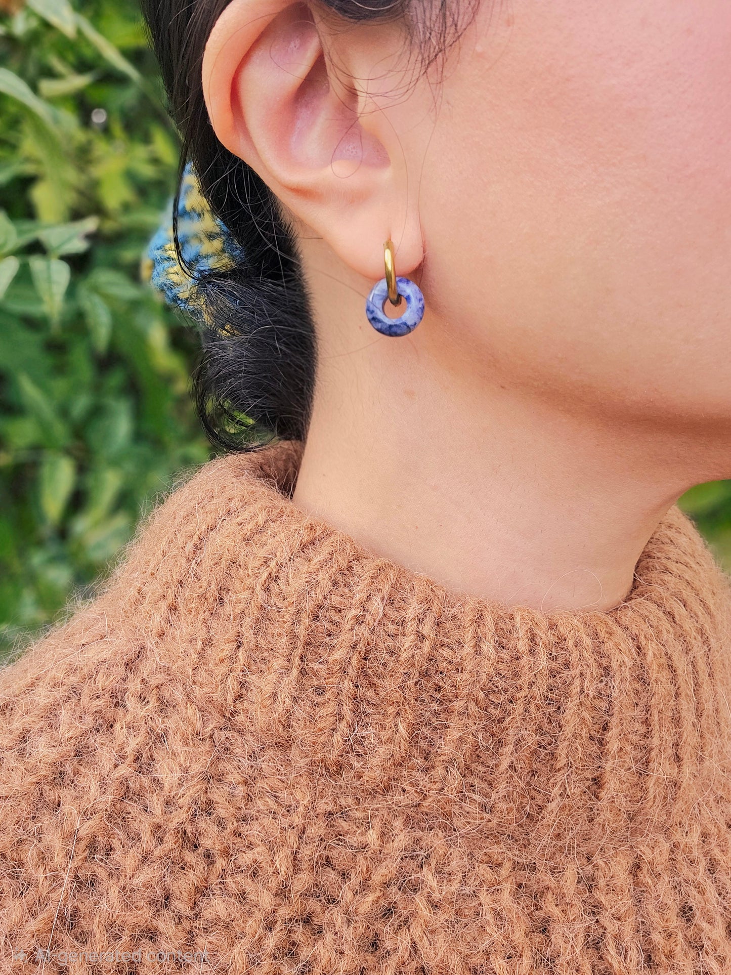 12mm Blue Dots