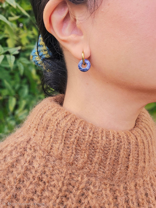 12mm Blue Dots