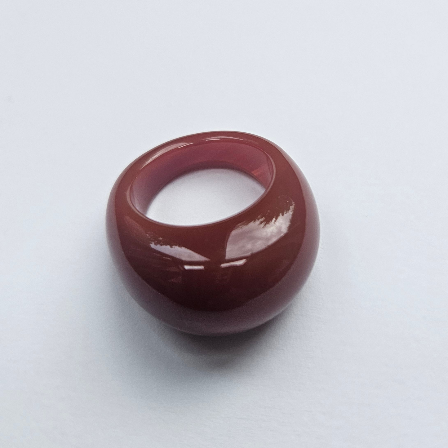Onxy agate ring